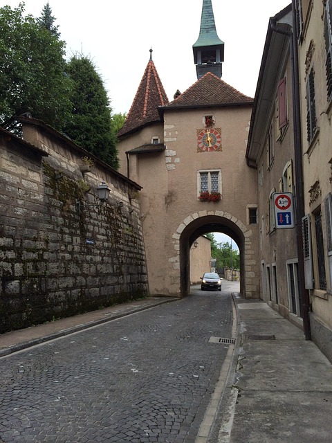 Free City Gate Porrentruy photo and picture