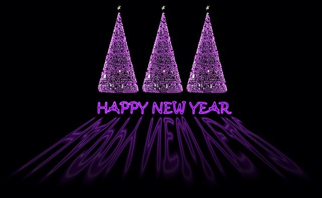 Free christmas new year nature illustration