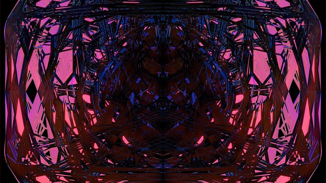 Free pattern render chaotic illustration