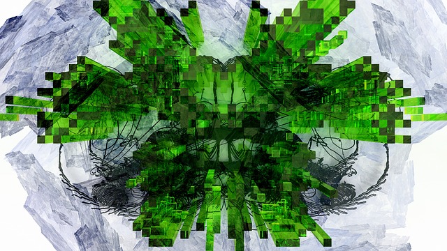 Sticlă, Abstract, Fundal, Model, Verde