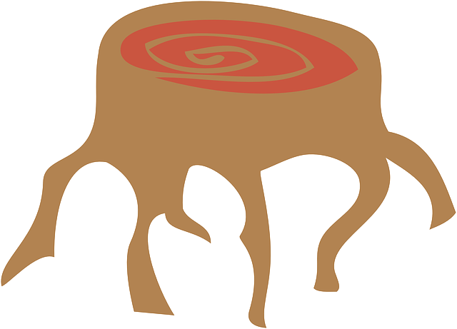 Free Stump Trunk vector and picture