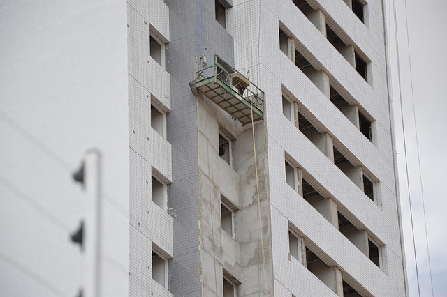Gebäude, Bau, Urban, Gerüst, Höhe
