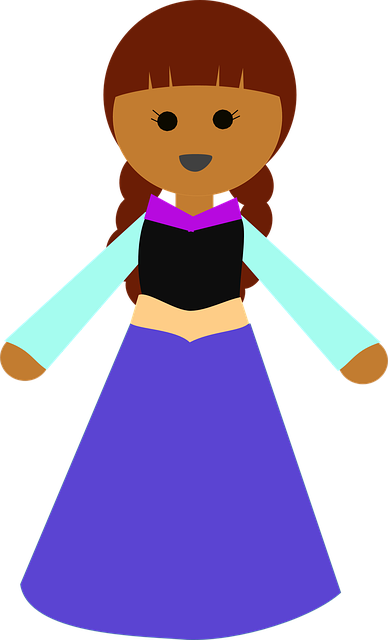 Piger, Prinsesser, Sort, Barn, Kjole