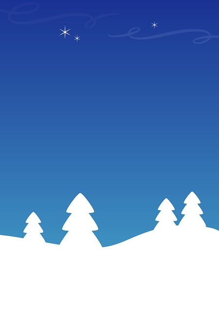 Free winter landscape winter abstract illustration