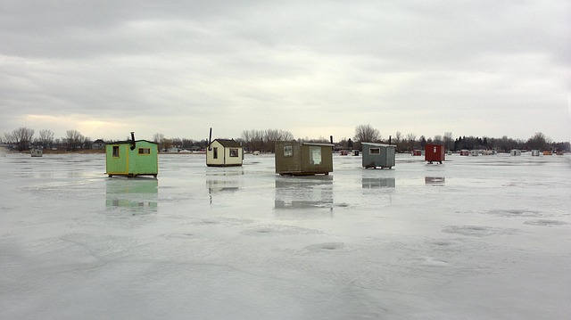 Free Ice Fishing Huts Ice Fishing photo and picture