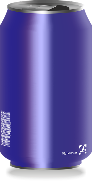 Free drink refreshment can illustration