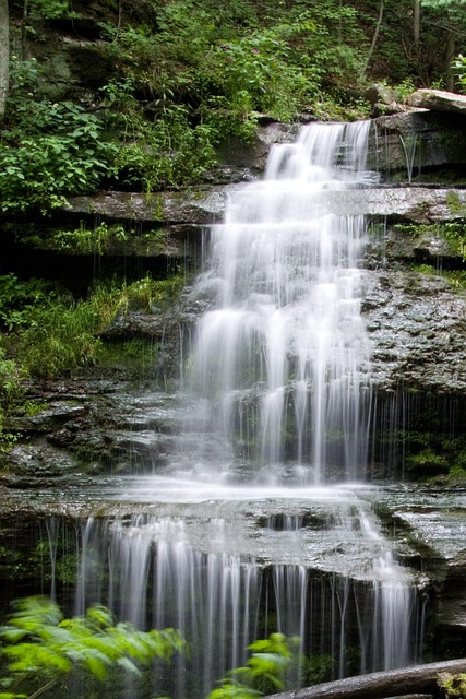 Wasserfall, Berg, Natur, Wasser