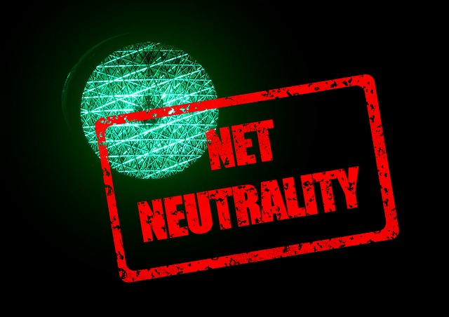Free net neutrality traffic light green illustration