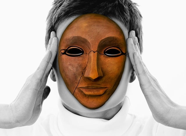 Free face woman mask illustration