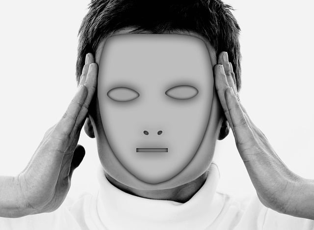 Free face woman mask illustration