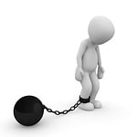 caught, prison, chain