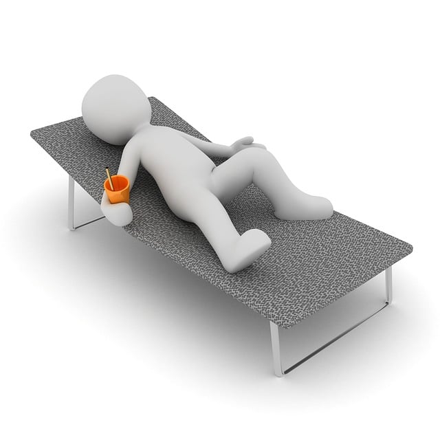 Free lie sleep meditate illustration