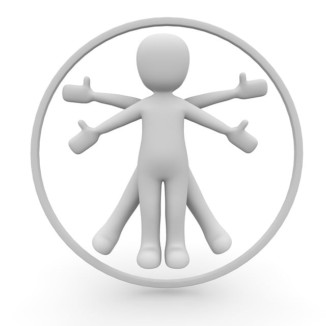 Free vitruvian man da vinci illustration