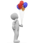balloon, colorful, float