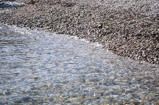 Stenen, Strand, Water, Zee Strand