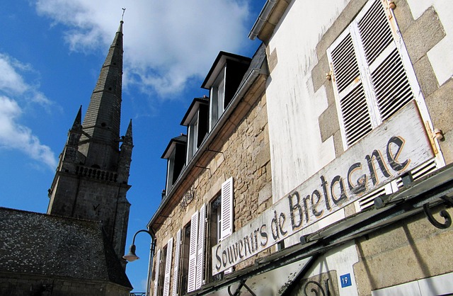Free Village Square Brittany photo and picture