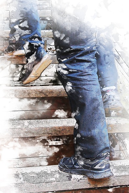Jeans, Steps, Trin, Walk, Fremskridt