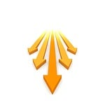 arrows, direction, course
