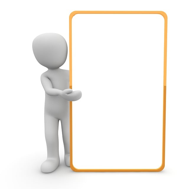 Free business card presentation to get to know illustration