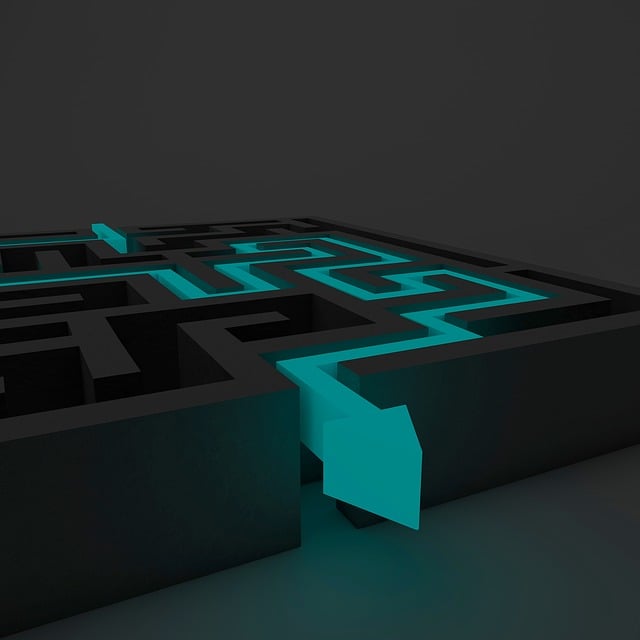 Free labyrinth goal planning illustration