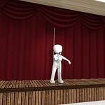 stage, theater, start