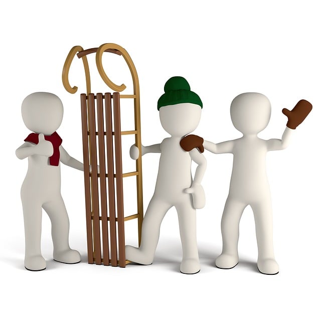 Download free HD stock image of Toboggan Sleds Free toboggan sleds ride illustration