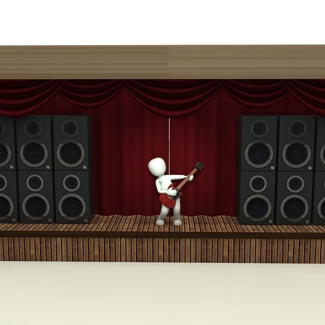 Bühne, Theater, Start, Show, Vorhang