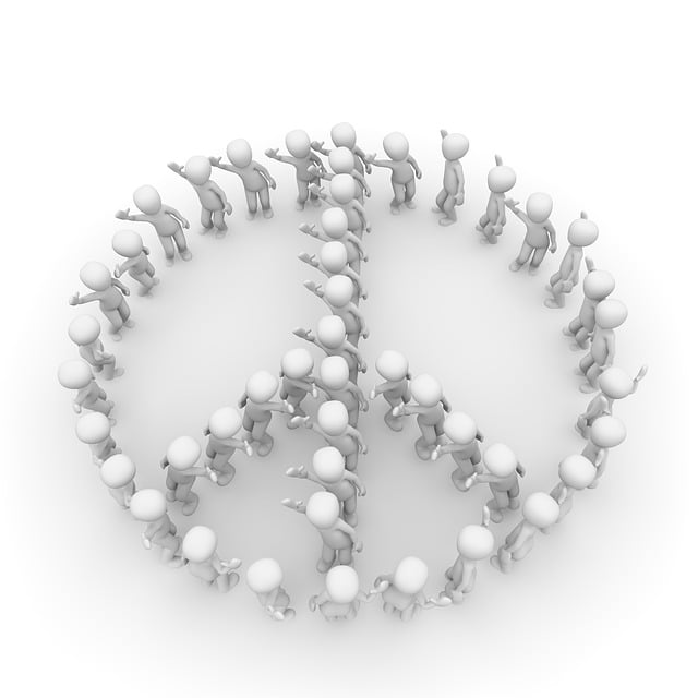 Free team collaboration cohesion illustration