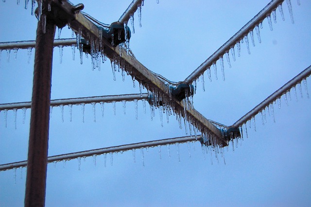 Free Tv Antenna Ice Covered photo and picture