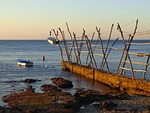 boats, sea, jetty