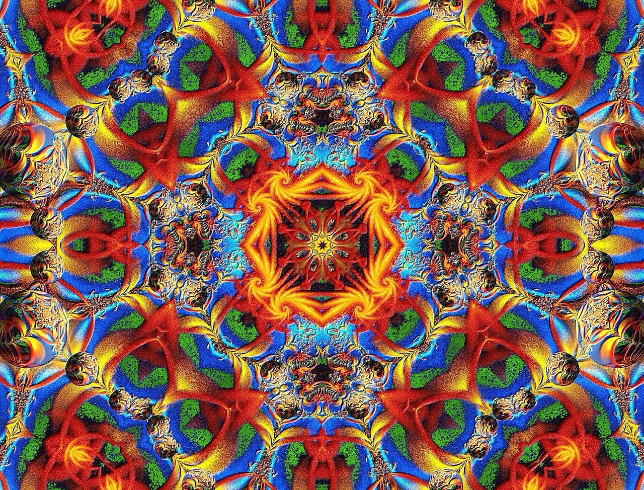 Splendid Colors Kaleidoscopes - Free image on Pixabay