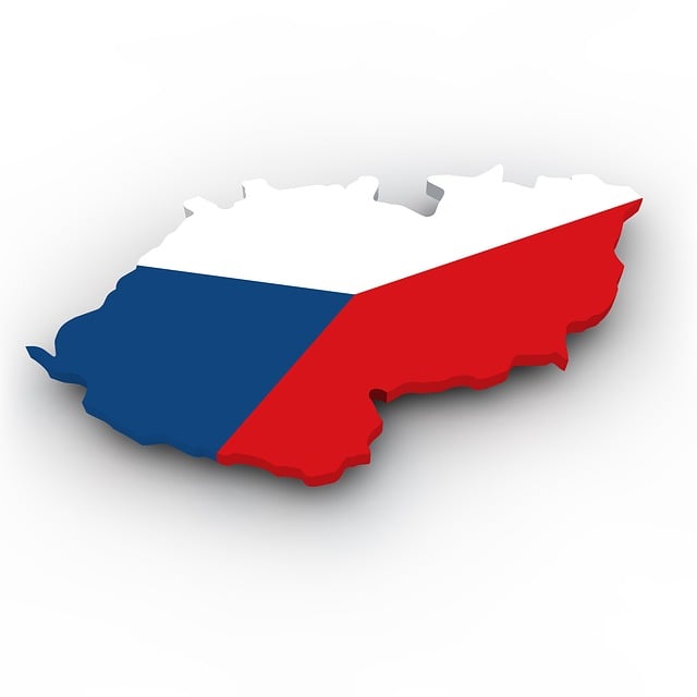 Free map czech republic flag illustration