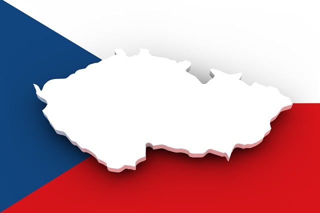 Free map czech republic flag illustration