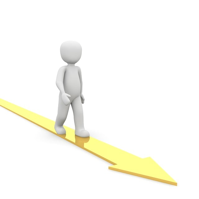 Free arrow direction path illustration