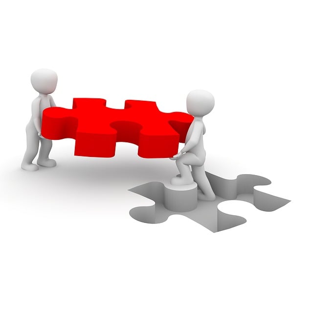 Free puzzle collaboration together illustration