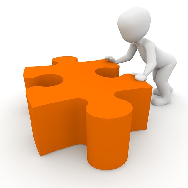 Free puzzle collaboration together illustration