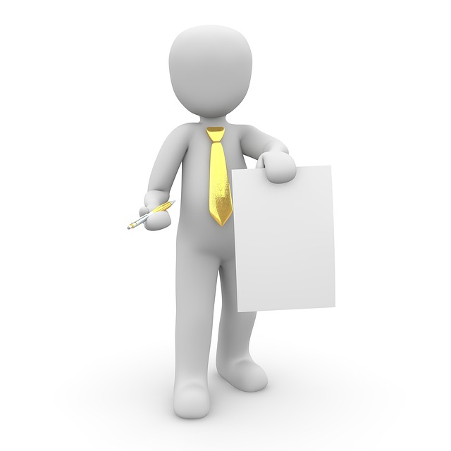 Free contract presentation to get to know illustration