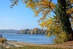autumn, landscape, chiemsee