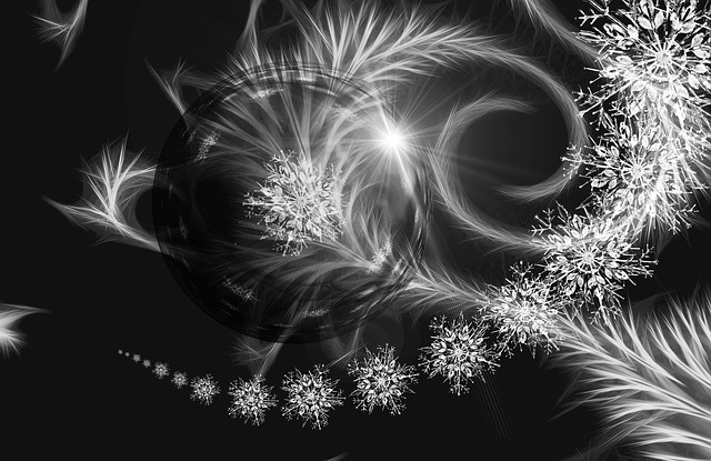 Kugel, Christbaumkugel, Schneeflocke