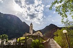 church san gregory, church, soazza