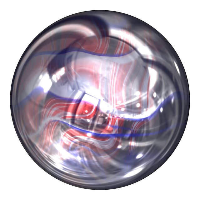 Free marble glass sphere illustration