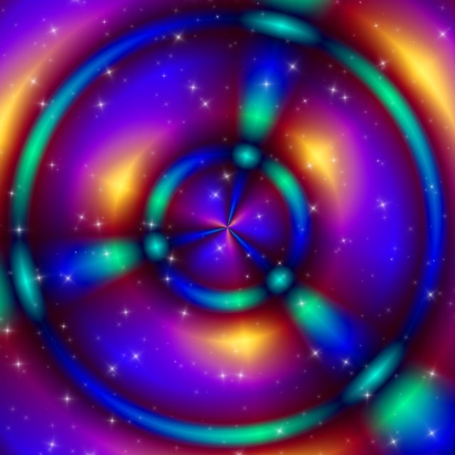 Free rays futuristic star illustration