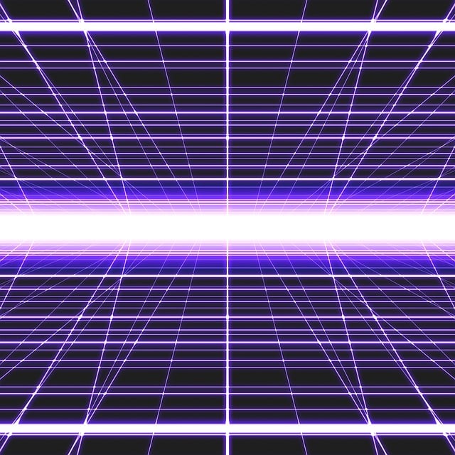 Download free HD stock image of Light Grid Free light grid rays illustration