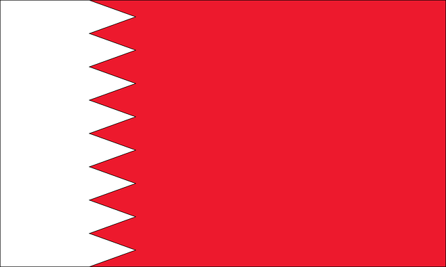 Free flag country bahrain vector