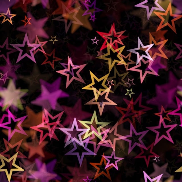 Free stars background pattern illustration