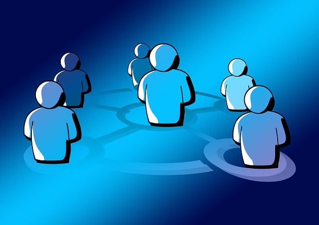 Free group person characters illustration
