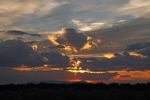 Pôr Do Sol, Céu Noturno, Natureza