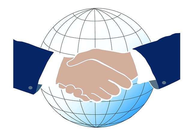 Free hands shaking hands welcome illustration