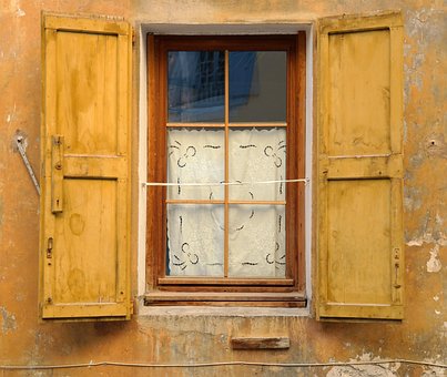 Ventana, Amarillo, Francia, Viejo