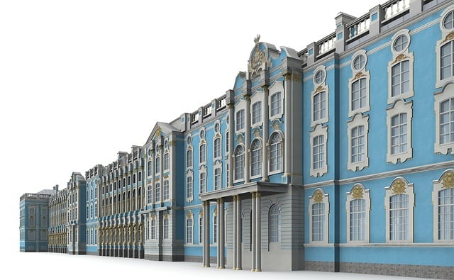 Free st petersburg palace architecture illustration